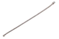 Bracciale tennis con diamanti - Asta Preziosi