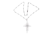 Collana e pendente a forma di croce - Asta Preziosi