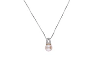 Collier con diamanti e perla coltivata - Asta Preziosi