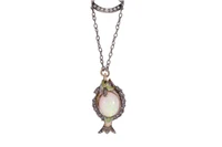 Collier con diamanti, opale, smalti e pietre - Asta Preziosi