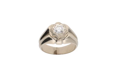 Anello con diamante - Asta Preziosi