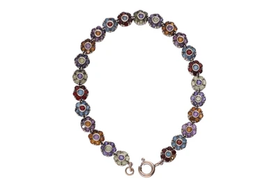 Bracciale con pietre colorate - Asta Preziosi