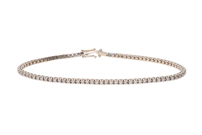 Bracciale tennis con diamanti - Asta Preziosi