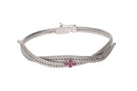 Bracciale con piccoli rubini - Asta Preziosi Bracciale con piccoli rubini - Asta Preziosi