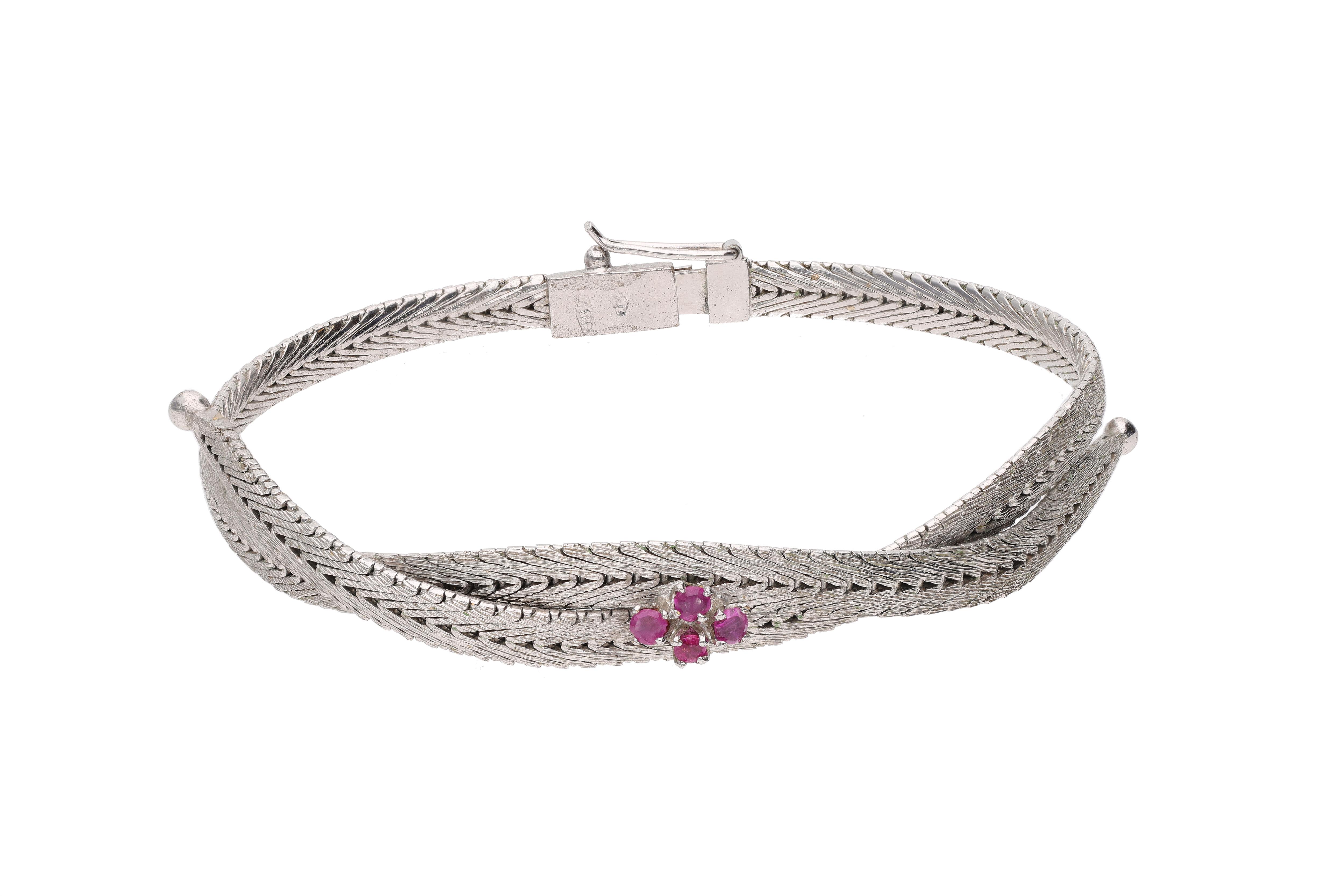 Bracciale con piccoli rubini - Asta Preziosi