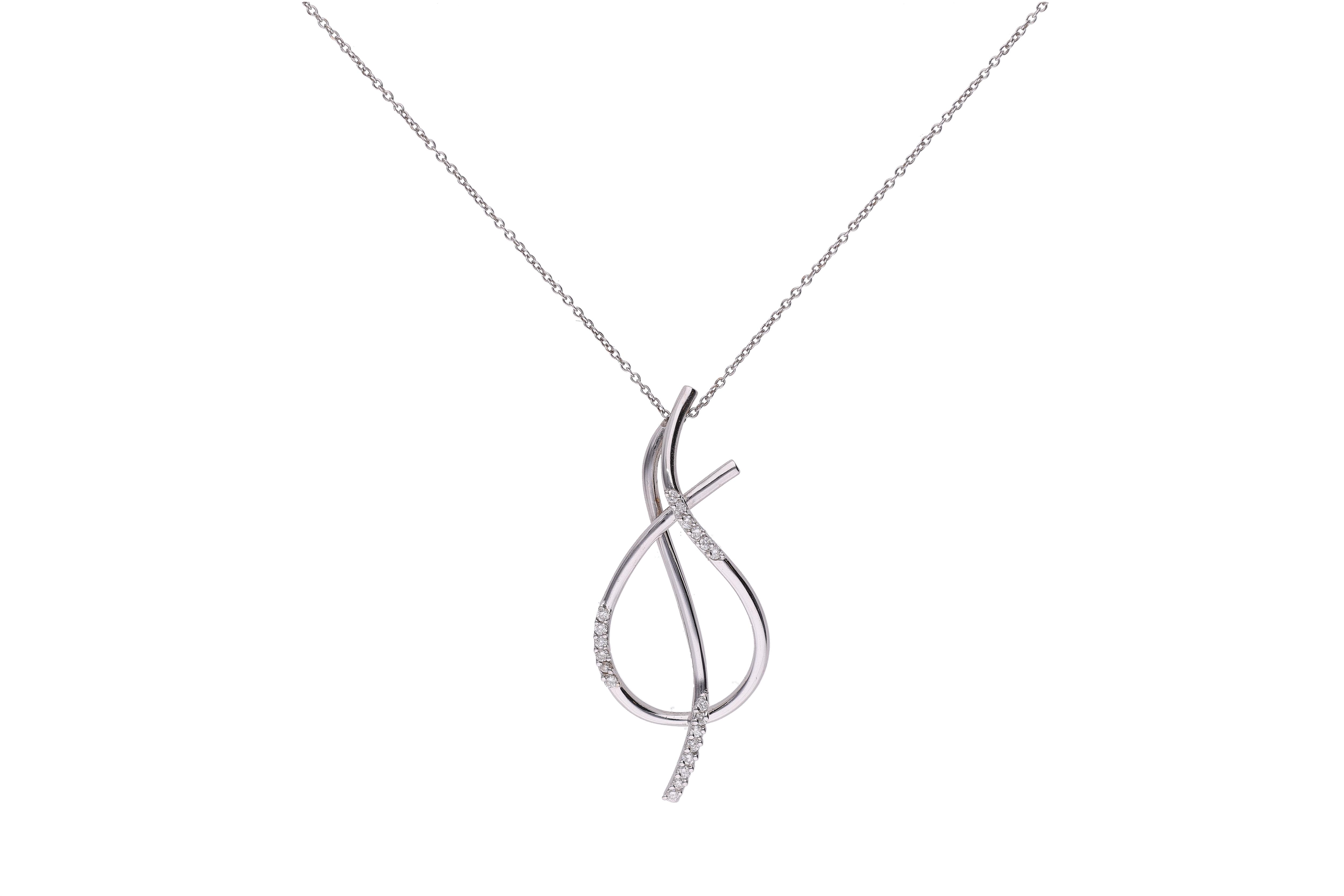 Collana con pendente mobile con diamanti - Asta Preziosi
