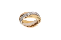 Cartier anello trinity con diamanti - Asta Preziosi Cartier anello trinity con diamanti - Asta Preziosi