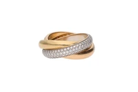 Cartier anello trinity con diamanti - Asta Preziosi Cartier anello trinity con diamanti - Asta Preziosi