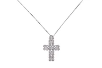 Collana e crocetta con diamanti - Asta Preziosi Collana e crocetta con diamanti - Asta Preziosi