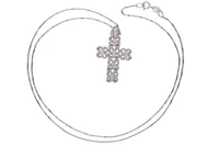 Collana e crocetta con diamanti - Asta Preziosi Collana e crocetta con diamanti - Asta Preziosi