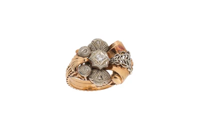 Anello art Deco' con diamanti - Asta Preziosi Anello art Deco' con diamanti - Asta Preziosi
