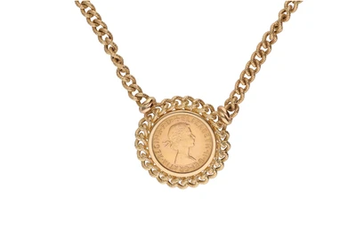 Collier con sterlina - Asta Preziosi Collier con sterlina - Asta Preziosi
