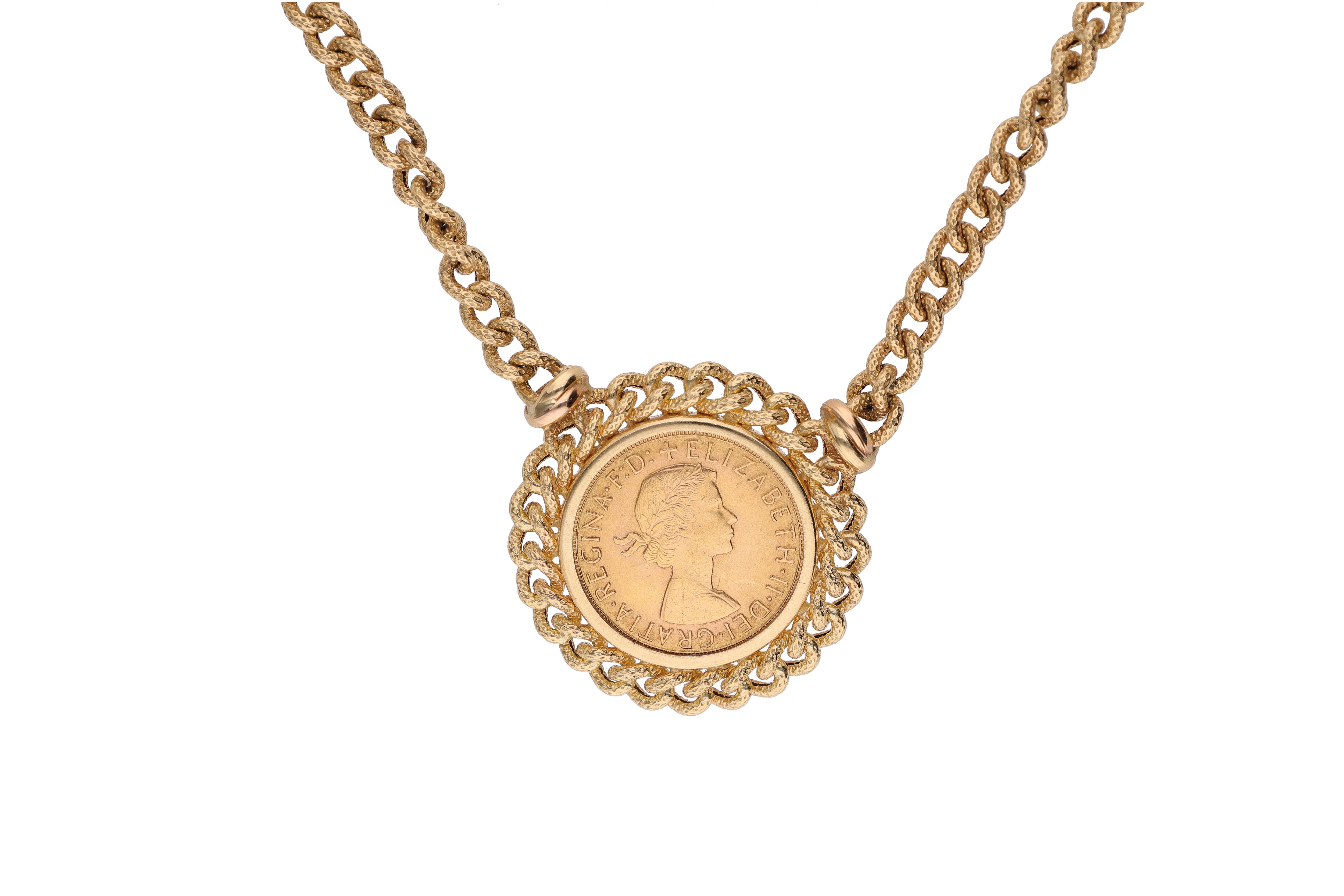 Collier con sterlina - Asta Preziosi