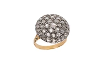 Anello a toppa con diamanti - Asta Preziosi Anello a toppa con diamanti - Asta Preziosi
