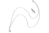 Anello e collier punto luce con diamanti - Asta Preziosi Anello e collier punto luce con diamanti - Asta Preziosi