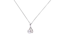 Collier e pendente con diamante e perla coltivata - Asta Preziosi Collier e pendente con diamante e perla coltivata - Asta Preziosi