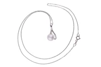 Collier e pendente con diamante e perla coltivata - Asta Preziosi Collier e pendente con diamante e perla coltivata - Asta Preziosi