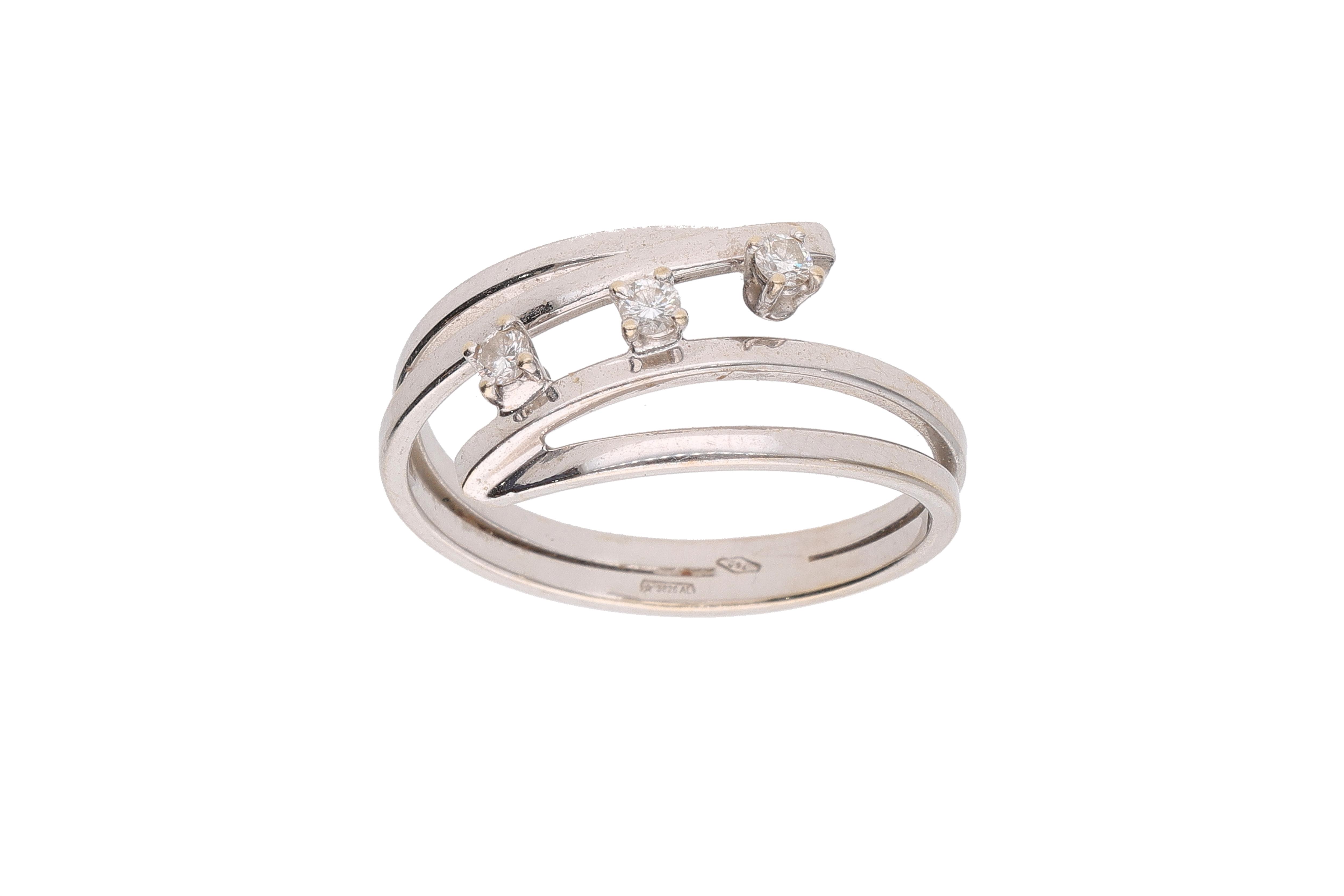 Anello con diamanti - Asta Preziosi