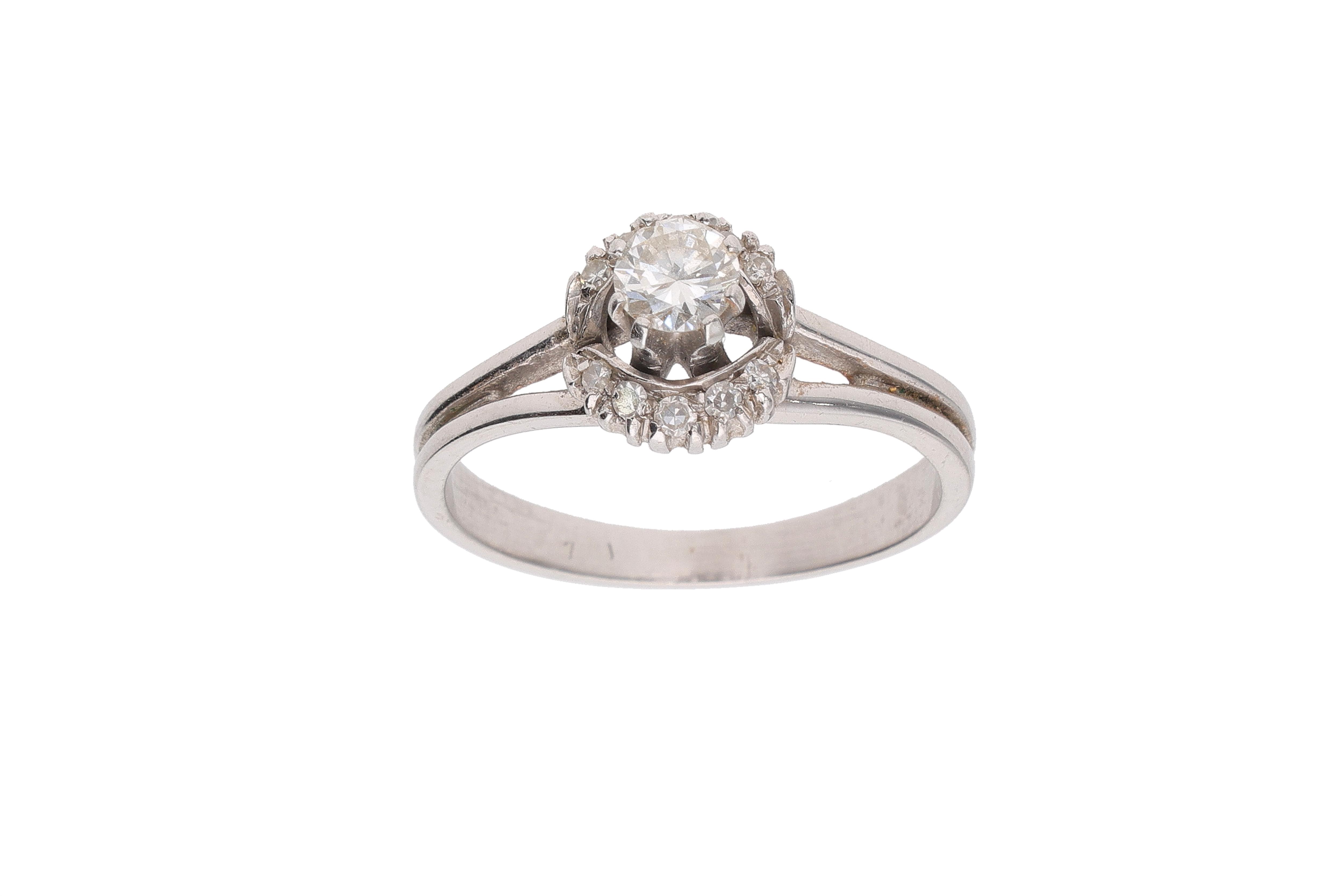 Anello con diamanti - Asta Preziosi
