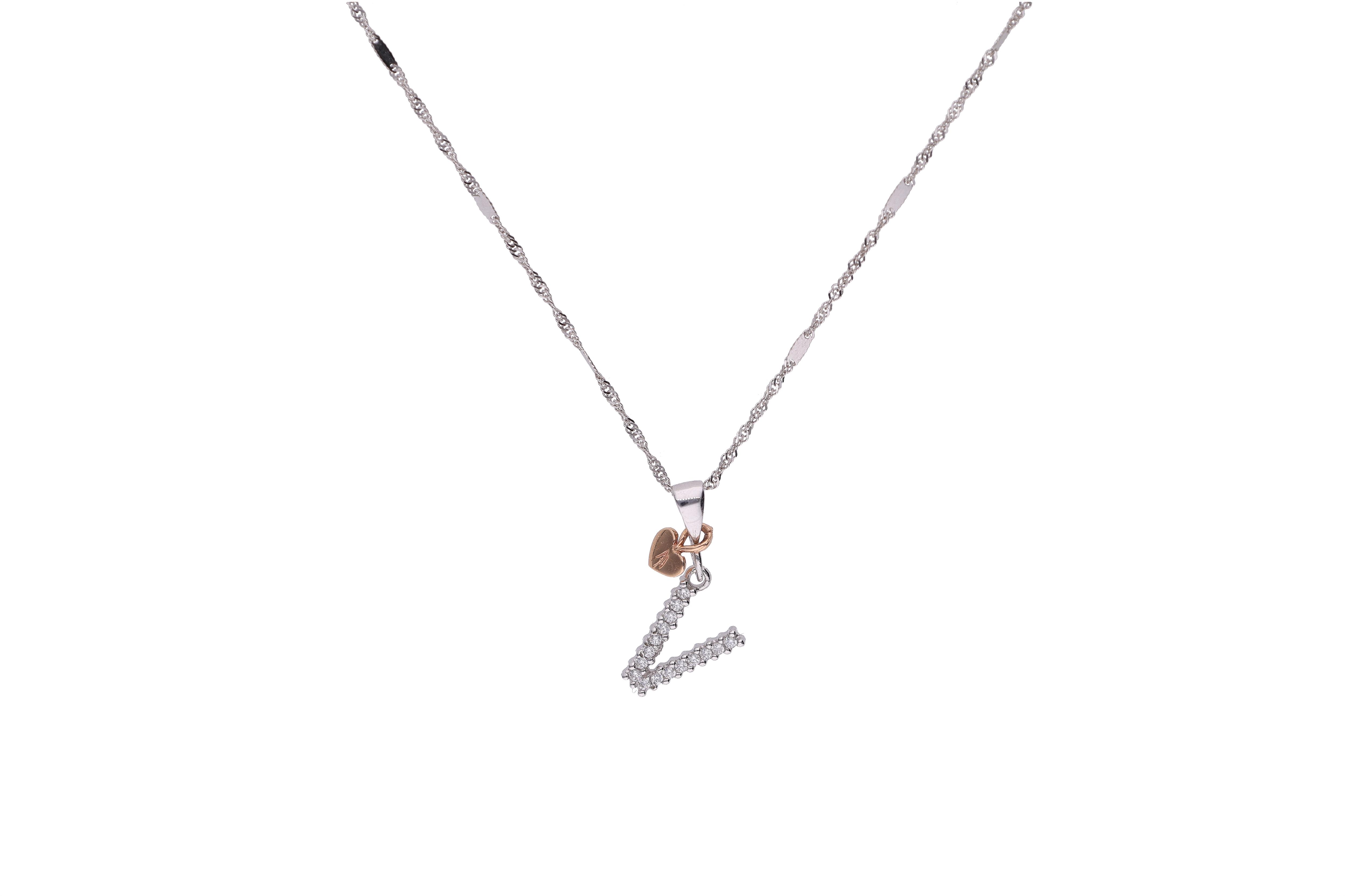 Collana e pendente a forma di V - Asta Preziosi