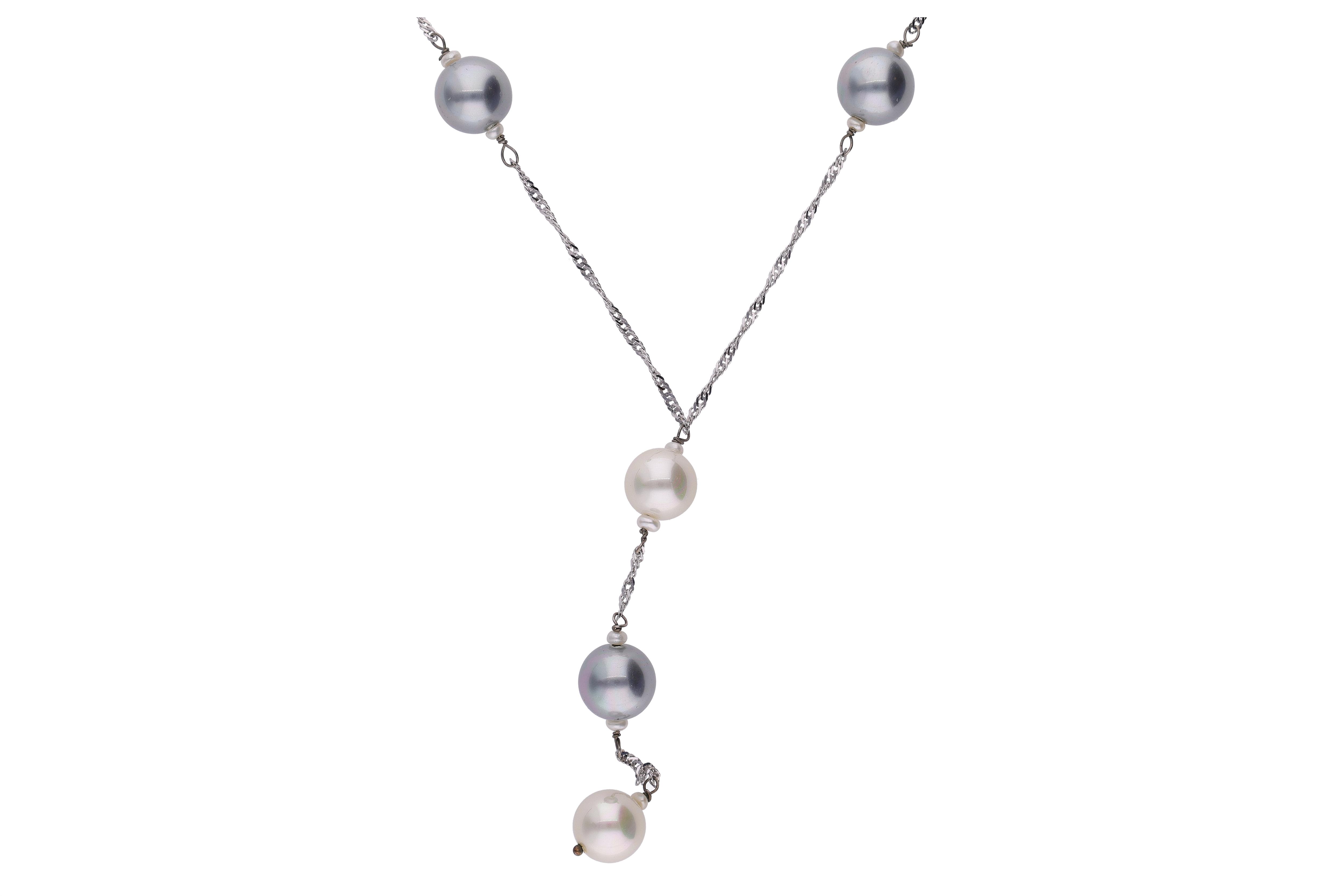 Collier con perle di imitazione - Asta Preziosi