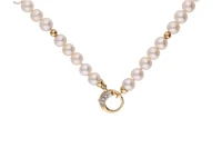 Collana di perle coltivate con diamanti - Asta Preziosi Collana di perle coltivate con diamanti - Asta Preziosi