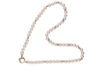 Collana di perle coltivate con diamanti - Asta Preziosi Collana di perle coltivate con diamanti - Asta Preziosi