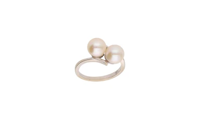 Anello contrarie' con perle coltivate - Asta Preziosi Anello contrarie' con perle coltivate - Asta Preziosi