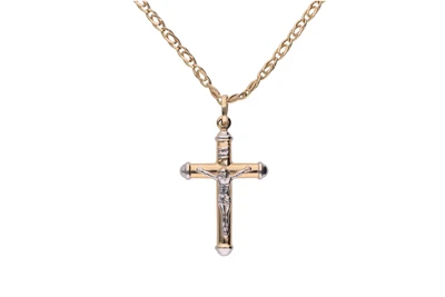 Collana con crocetta - Asta Preziosi Collana con crocetta - Asta Preziosi