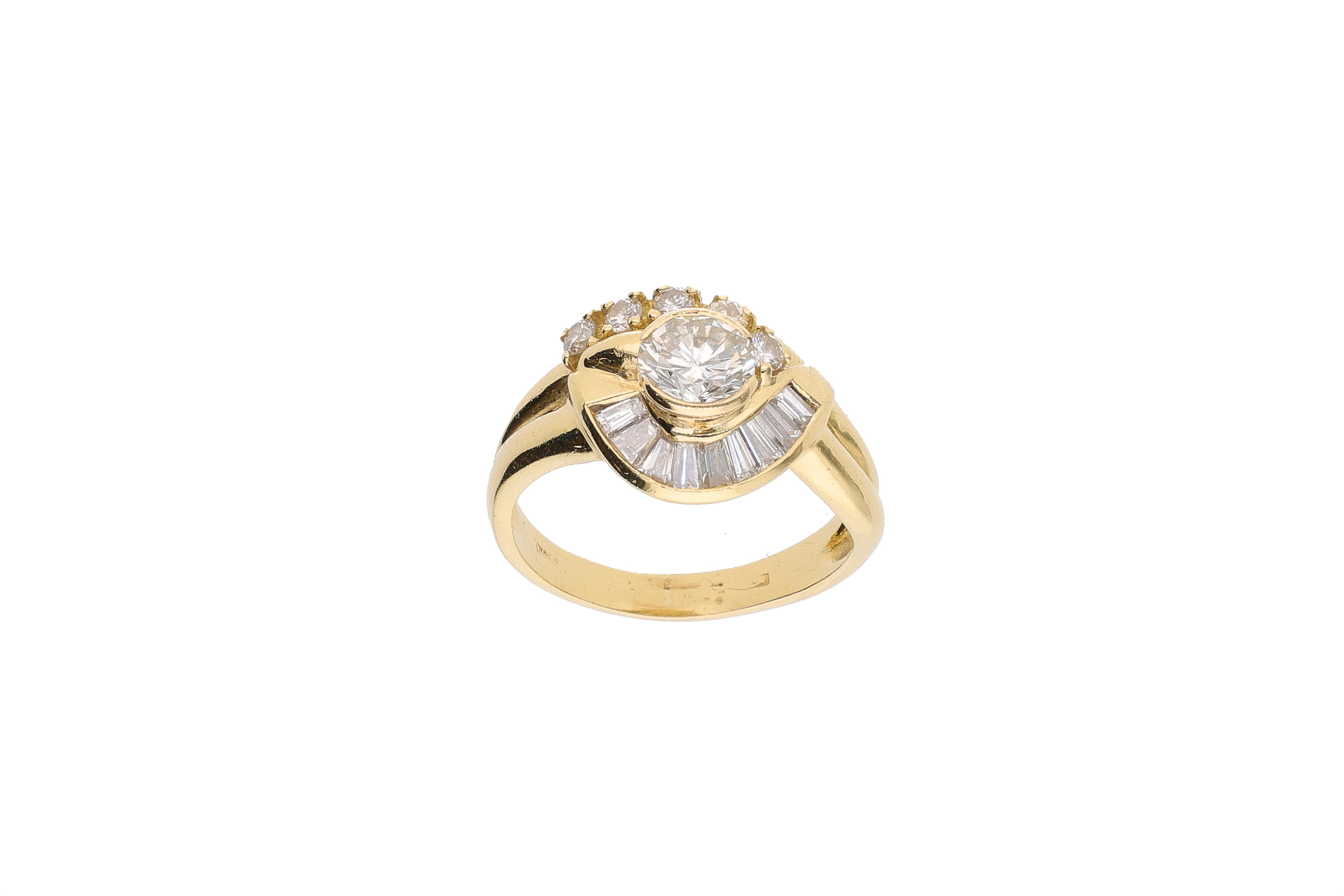 Anello con diamanti - Asta Preziosi