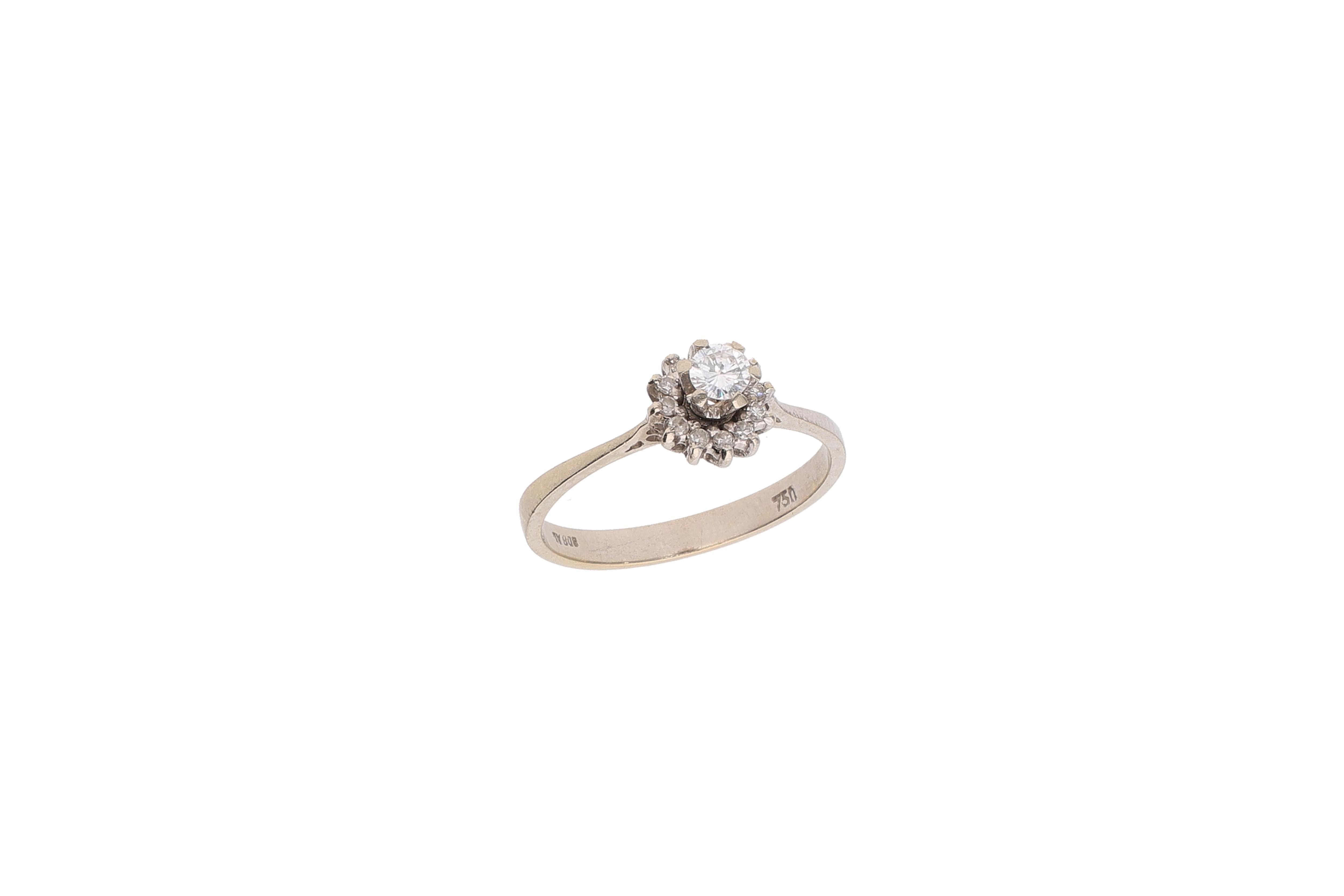 Anello con diamanti - Asta Preziosi