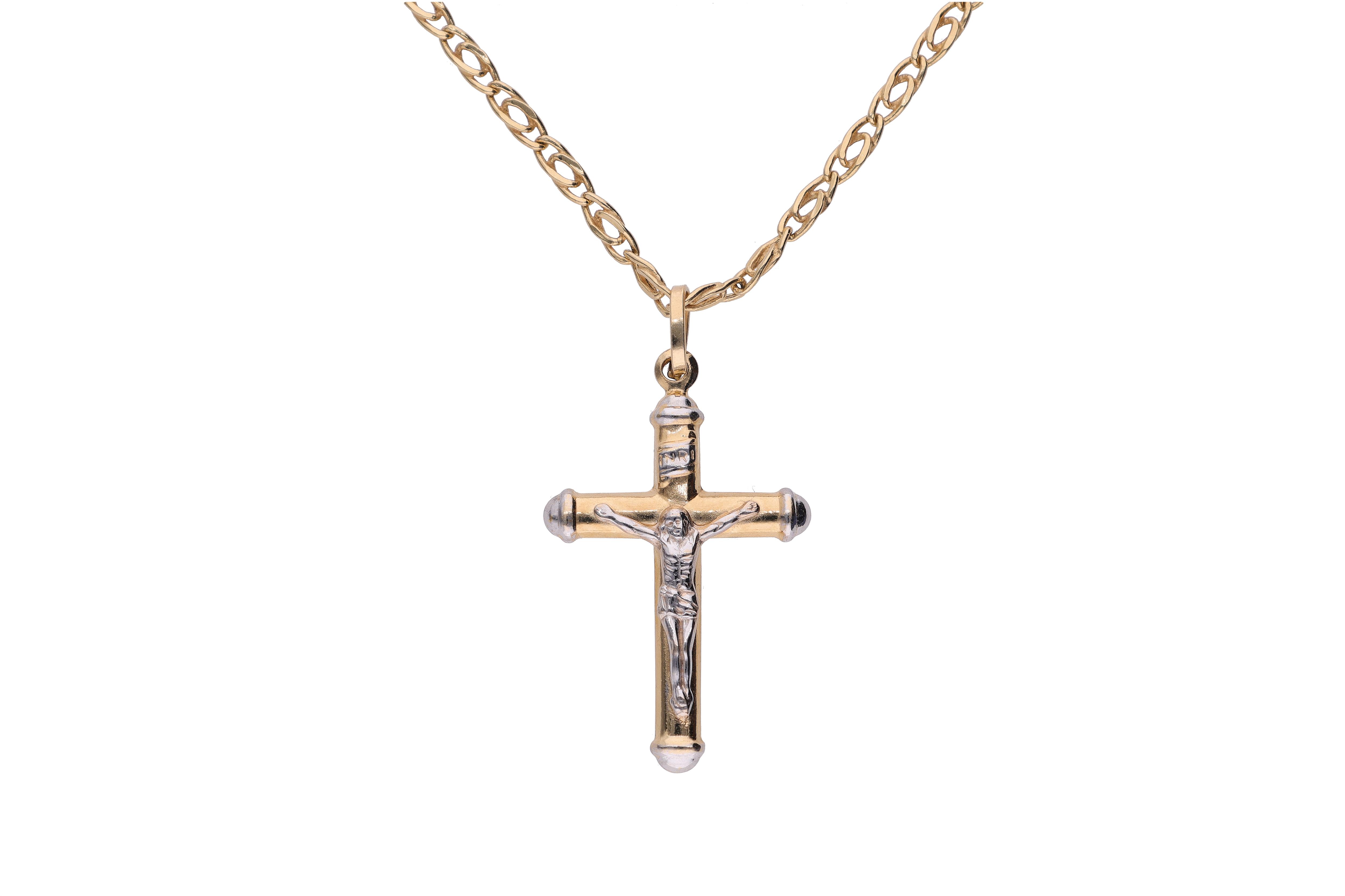 Collana con crocetta - Asta Preziosi