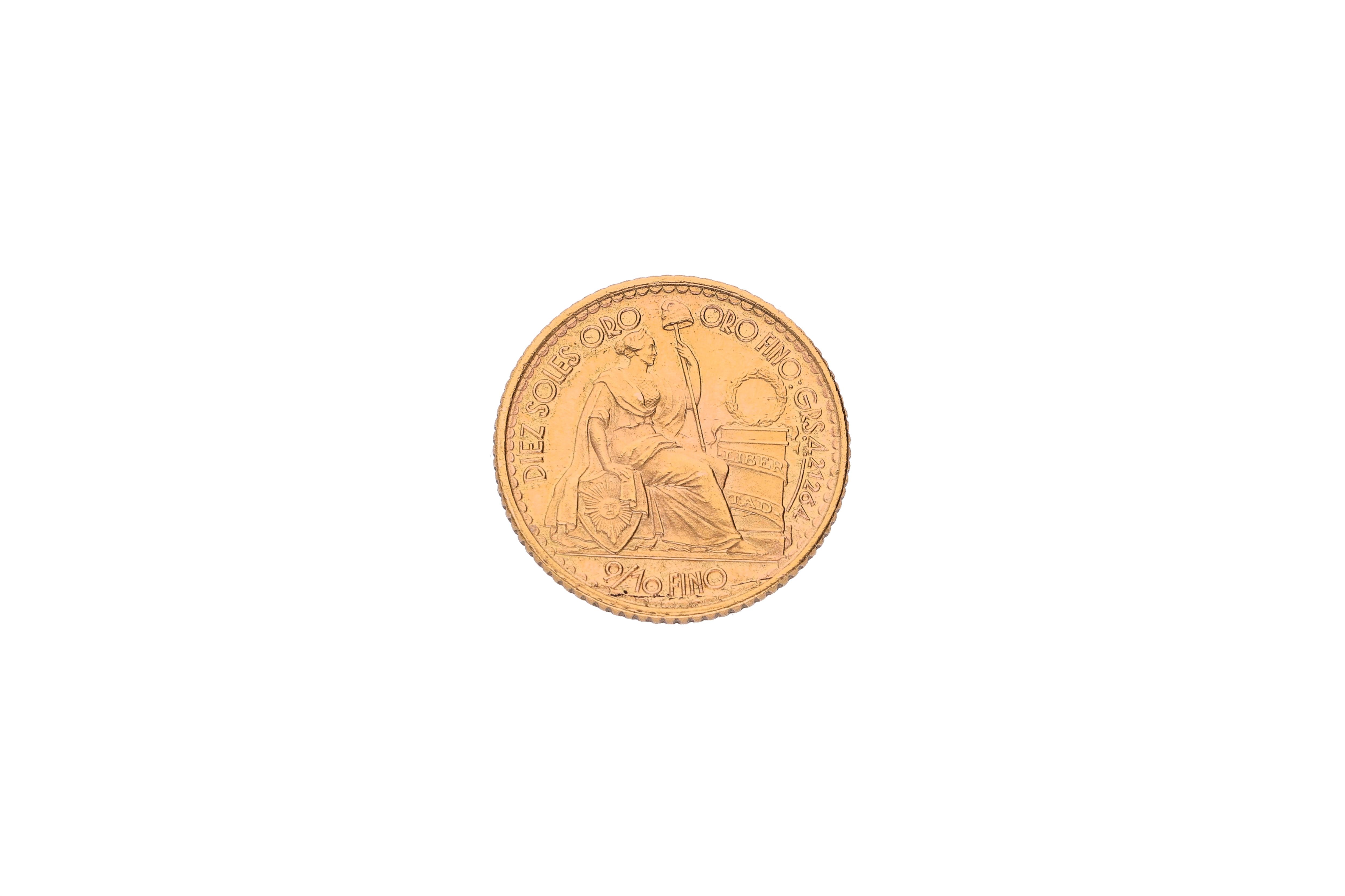 Moneta 10 Soles Peru' - Asta Preziosi