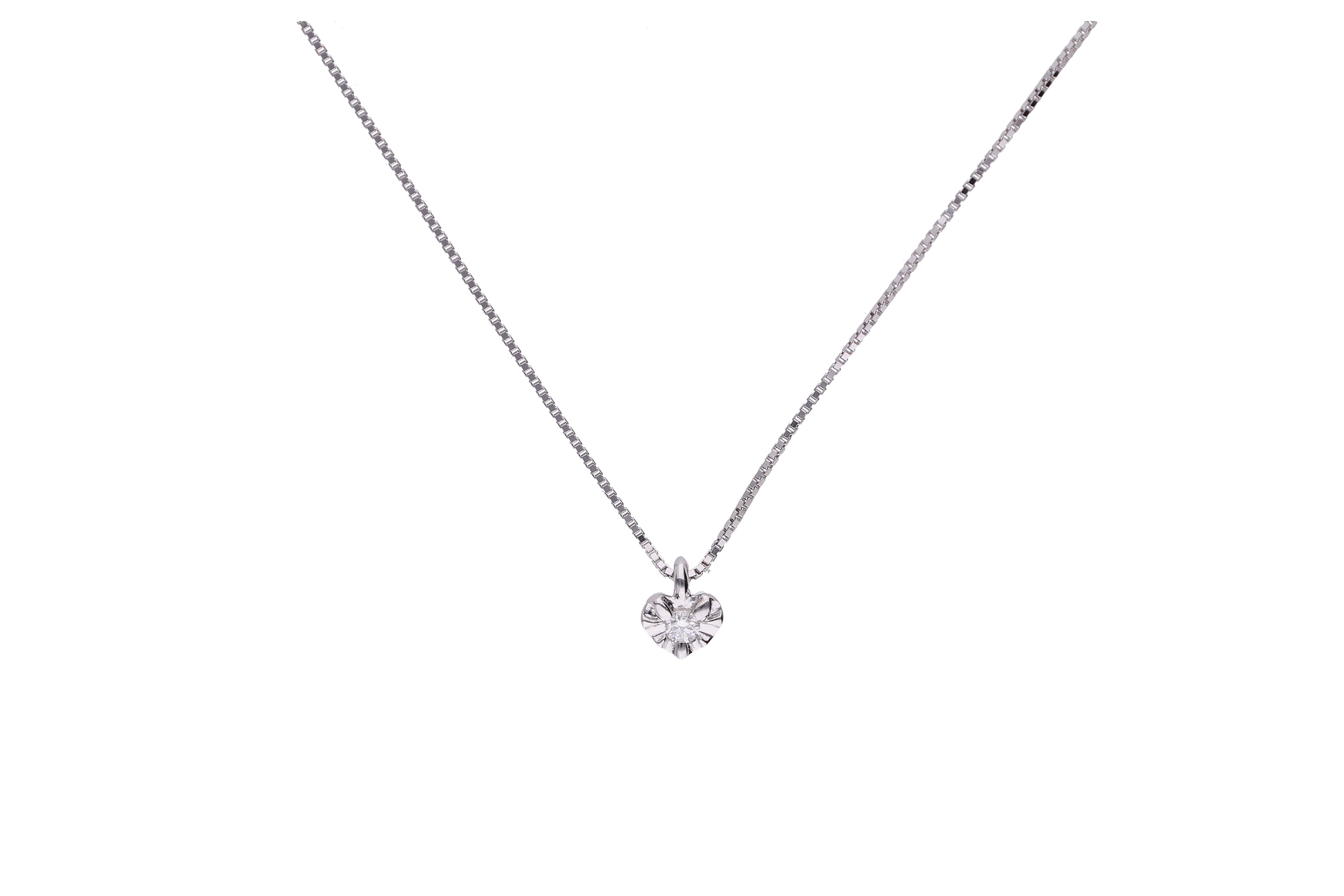 Stroili, collier con diamante - Asta Preziosi