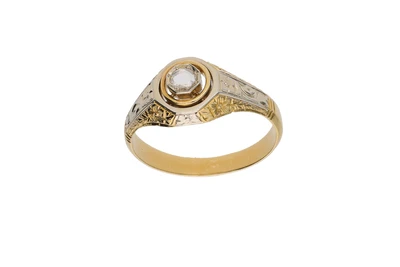 Anello con diamante - Asta Preziosi