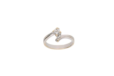 Anello con diamante - Asta Preziosi