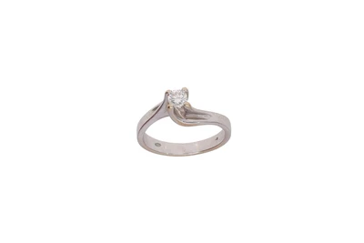 Anello con diamante - Asta Preziosi