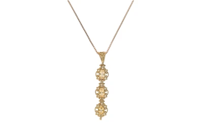 Collana con pendente con pietre - Asta Preziosi