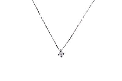 Collana e pendente con diamante - Asta Preziosi