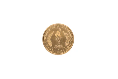 Medaglia 5 Dollari USA, centenario giochi olimpici Atlanta - Asta Preziosi