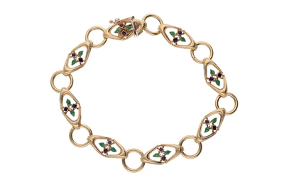 Unoaerre, bracciale con smalti - Asta Preziosi