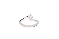 Anello con diamante - Asta Preziosi