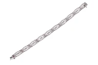 Bracciale con pietre incolore - Asta Preziosi