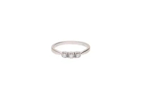 Anello trilogy con diamanti - Asta Preziosi Anello trilogy con diamanti - Asta Preziosi