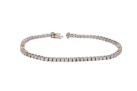 Bracciale tennis con diamanti - Asta Preziosi Bracciale tennis con diamanti - Asta Preziosi