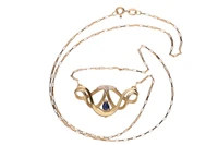 Collier con zaffiro e diamante - Asta Preziosi Collier con zaffiro e diamante - Asta Preziosi