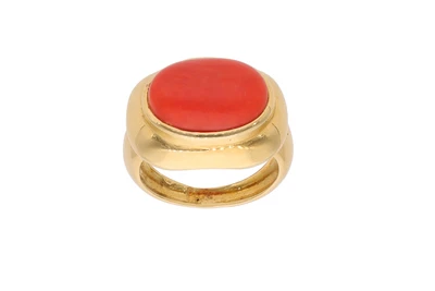 Anello con corallo - Asta Preziosi