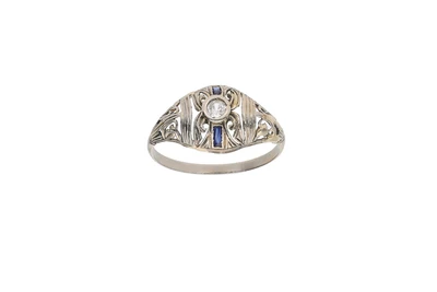 Anello con diamante e pietre - Asta Preziosi Anello con diamante e pietre - Asta Preziosi
