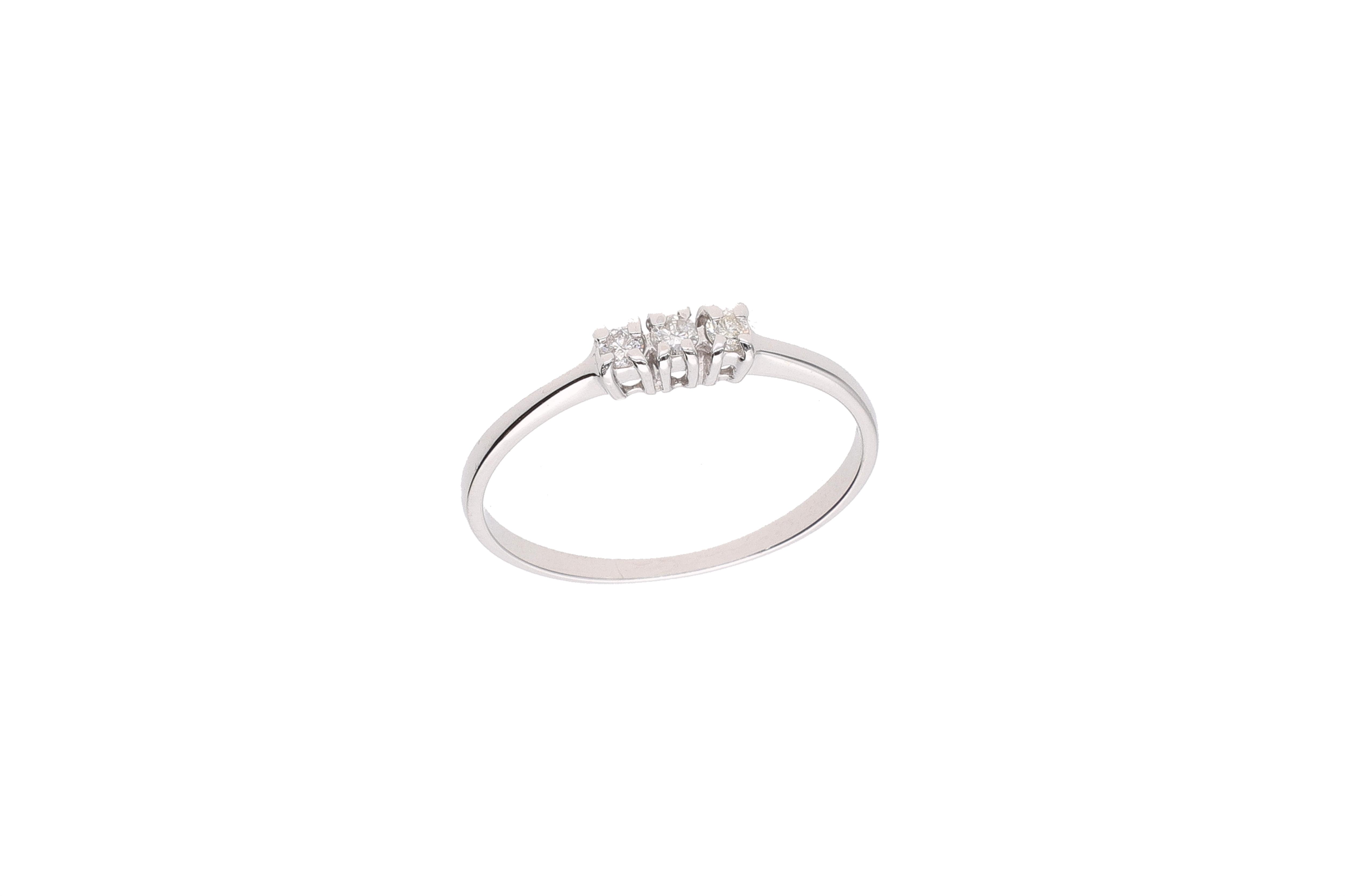 Anello con diamanti - Asta Preziosi