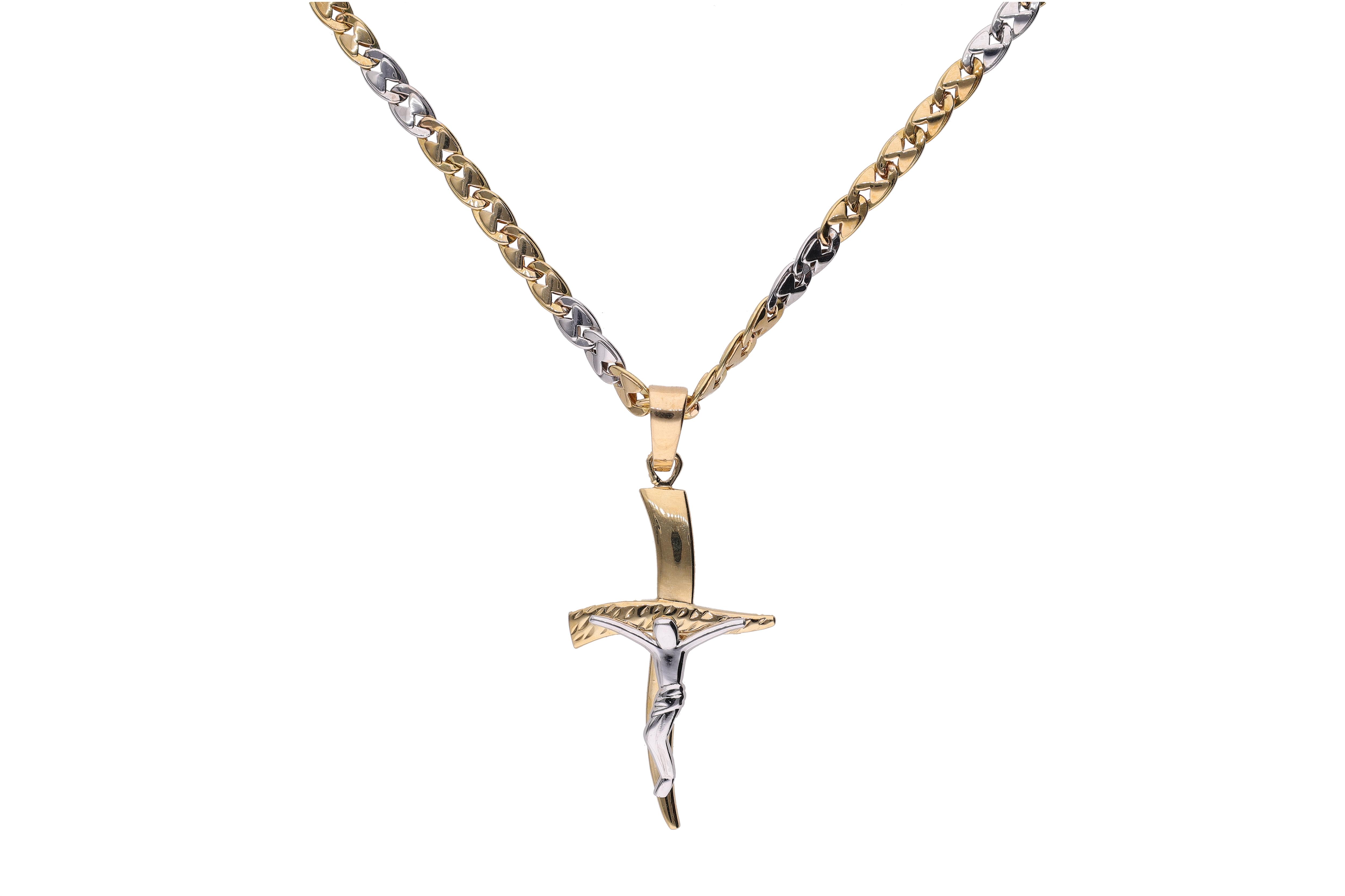 Collana con croce - Asta Preziosi